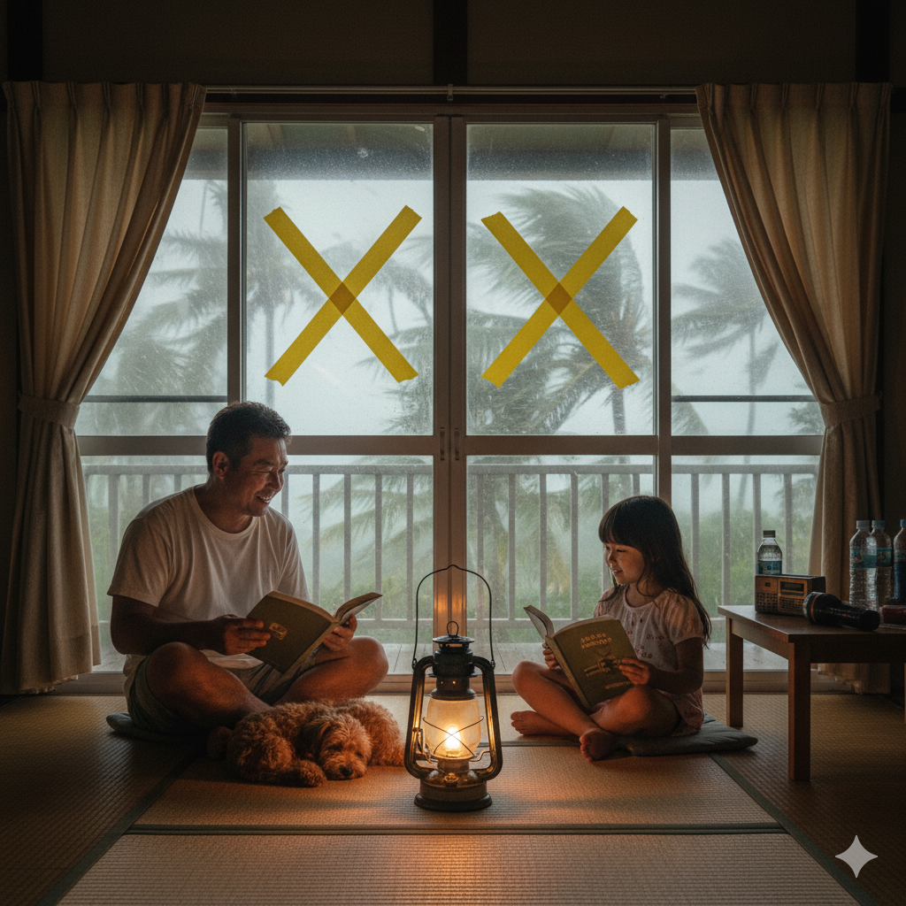 台風の日の過ごし方