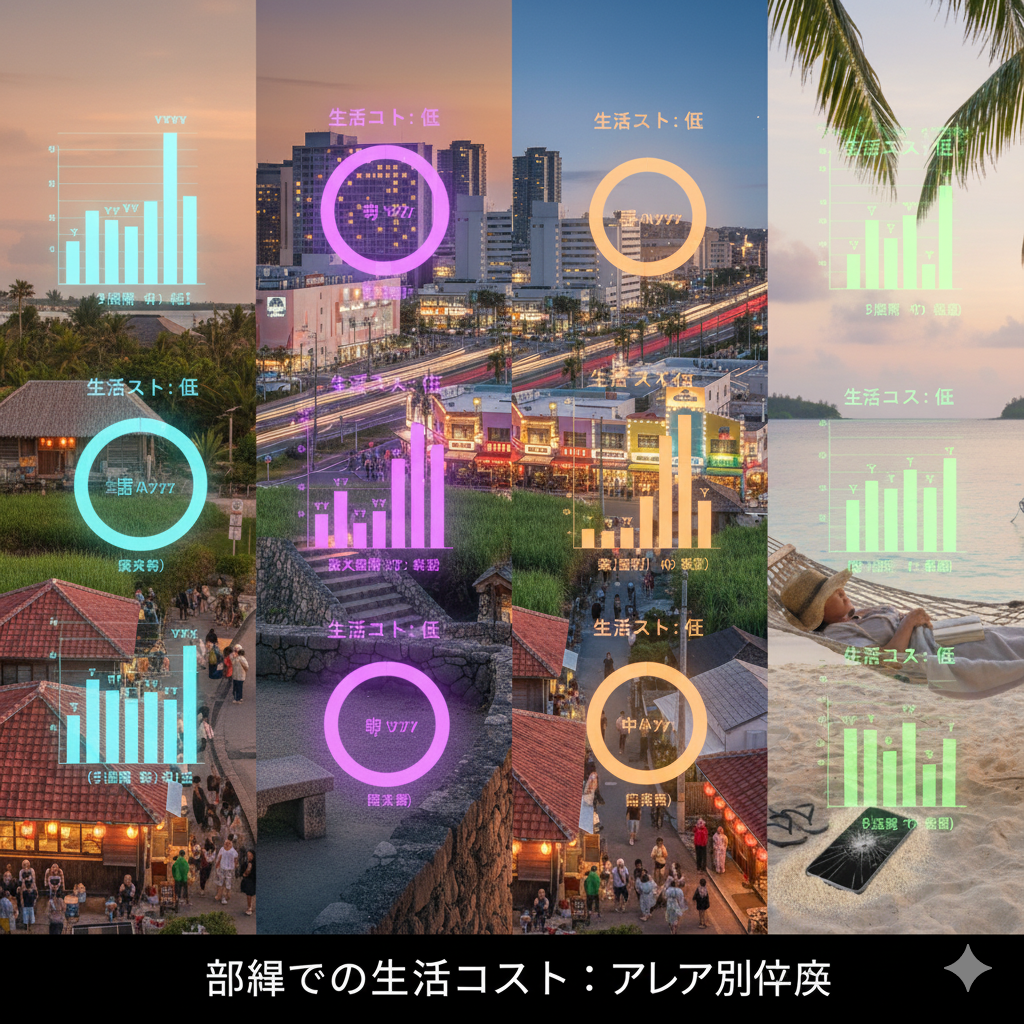 沖縄での生活コスト：エリア別比較