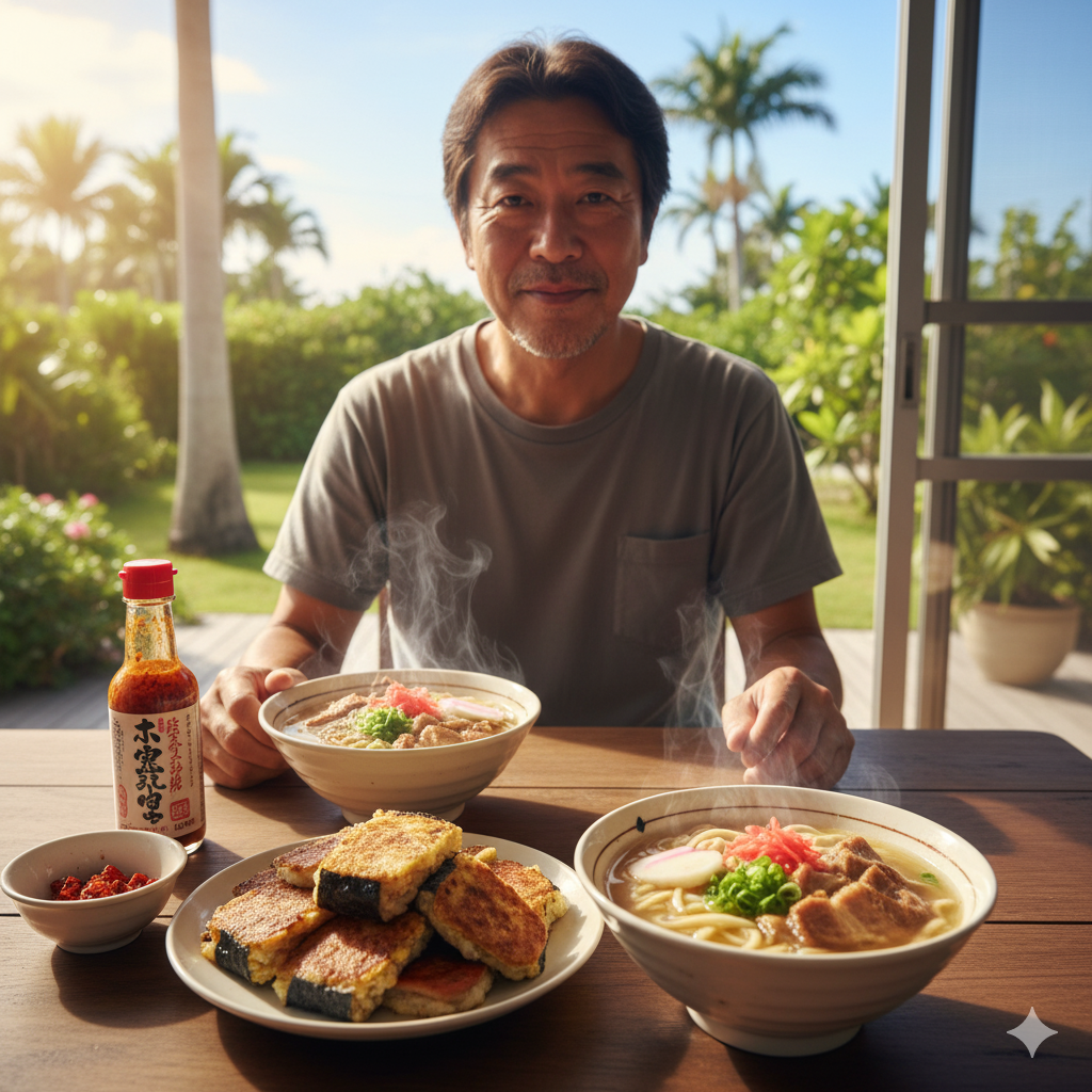 沖縄暮らしの食卓：「ポーク」と「沖縄そば」が支える日常