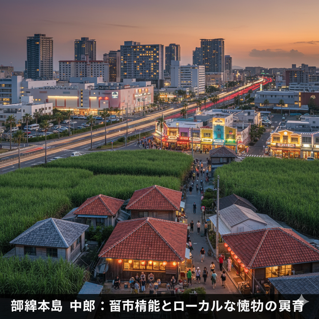 沖縄本島 中部：都市機能とローカルな魅力の共存
