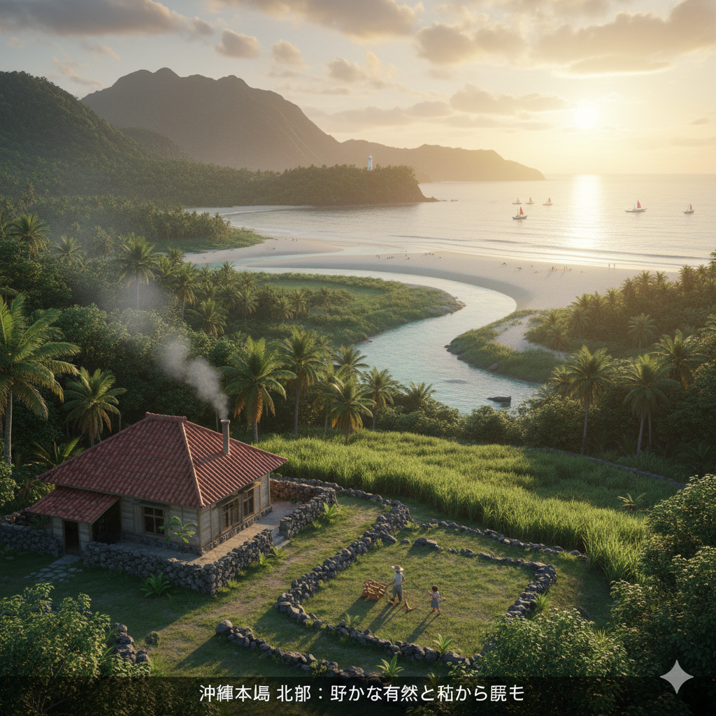 沖縄本島 北部：豊かな自然と静かな暮らし