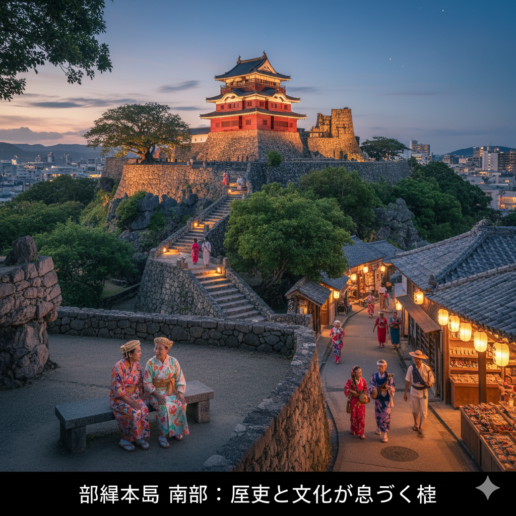 沖縄本島 南部：歴史と文化が息づく街