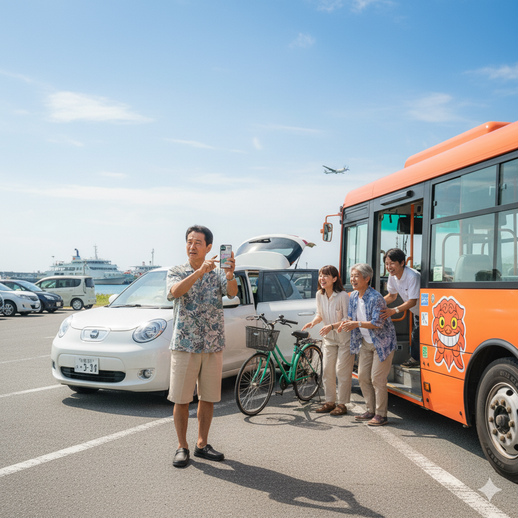 沖縄の移動手段：本当に船と飛行機がメインですか？